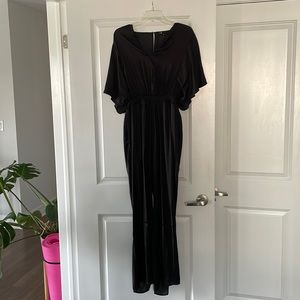 NWOT maje satin effect jumpsuit. Size 42
